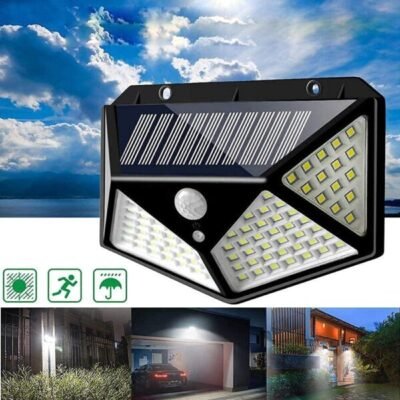 Solar LED Lights 100 LED with Motion Sensor