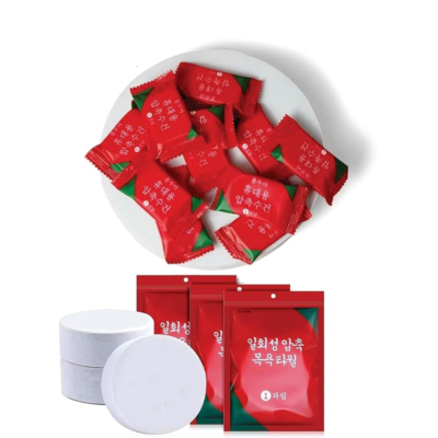 Disposable Towel Capsules for Traveling